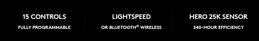 Logitech G604 LIGHTSPEED features