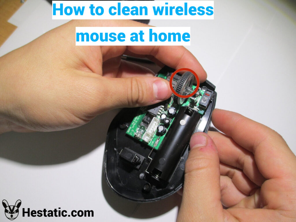 how to clean wireless mouse at home